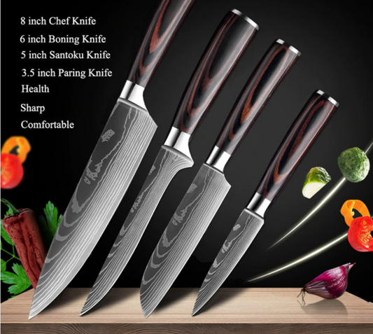 4pc high quality japanese chef knives
