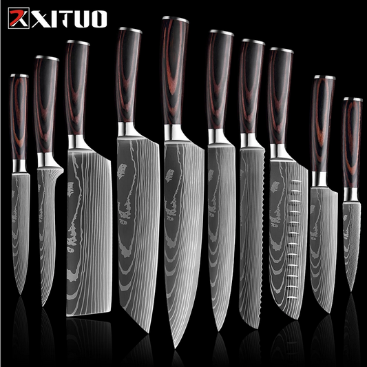 10pc Japanese Knives